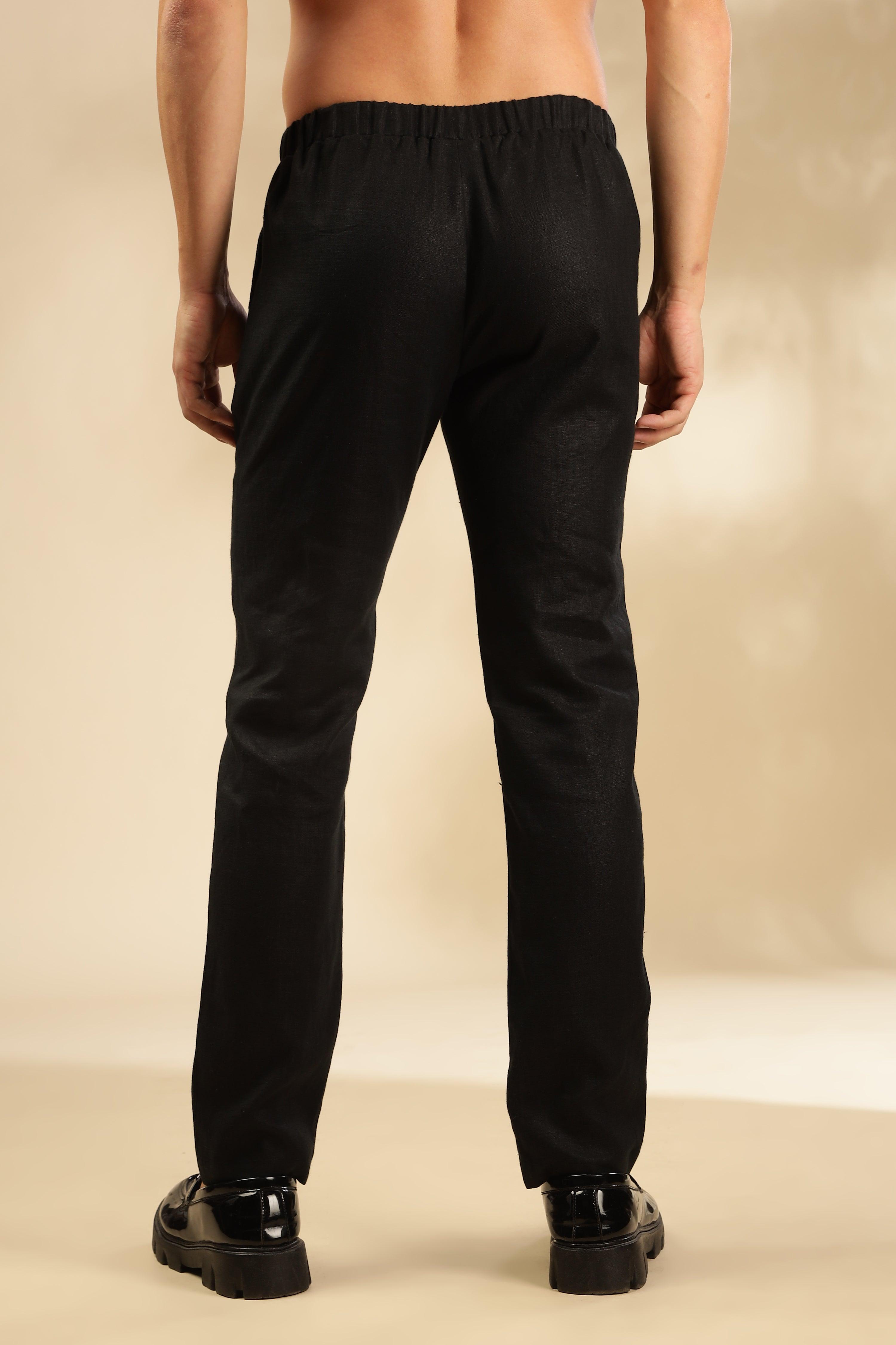Remi - The Pure Linen Trousers Black