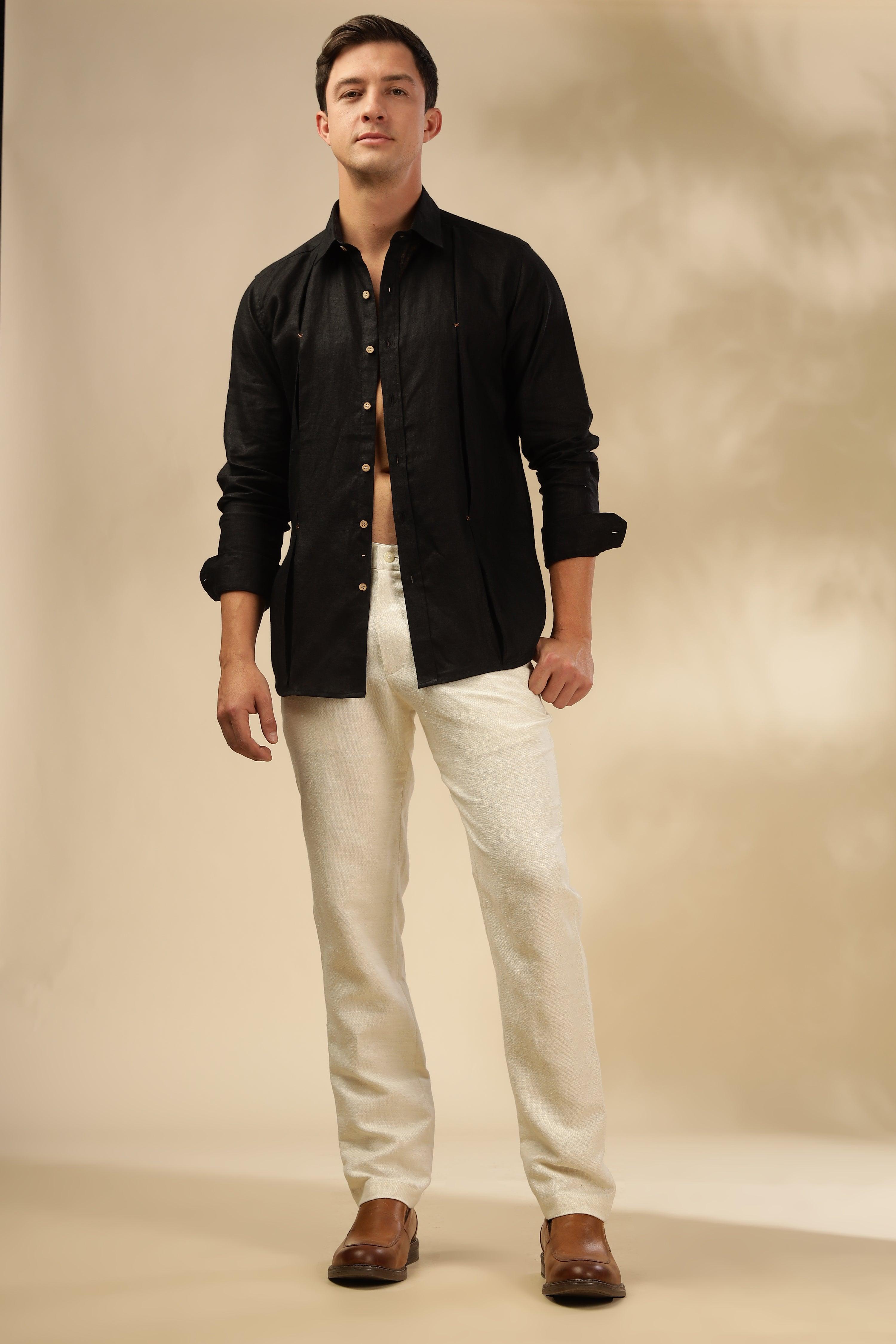 Rick - The Pure Hemp Trousers Light Beige -Perfect for All-Day Comfort