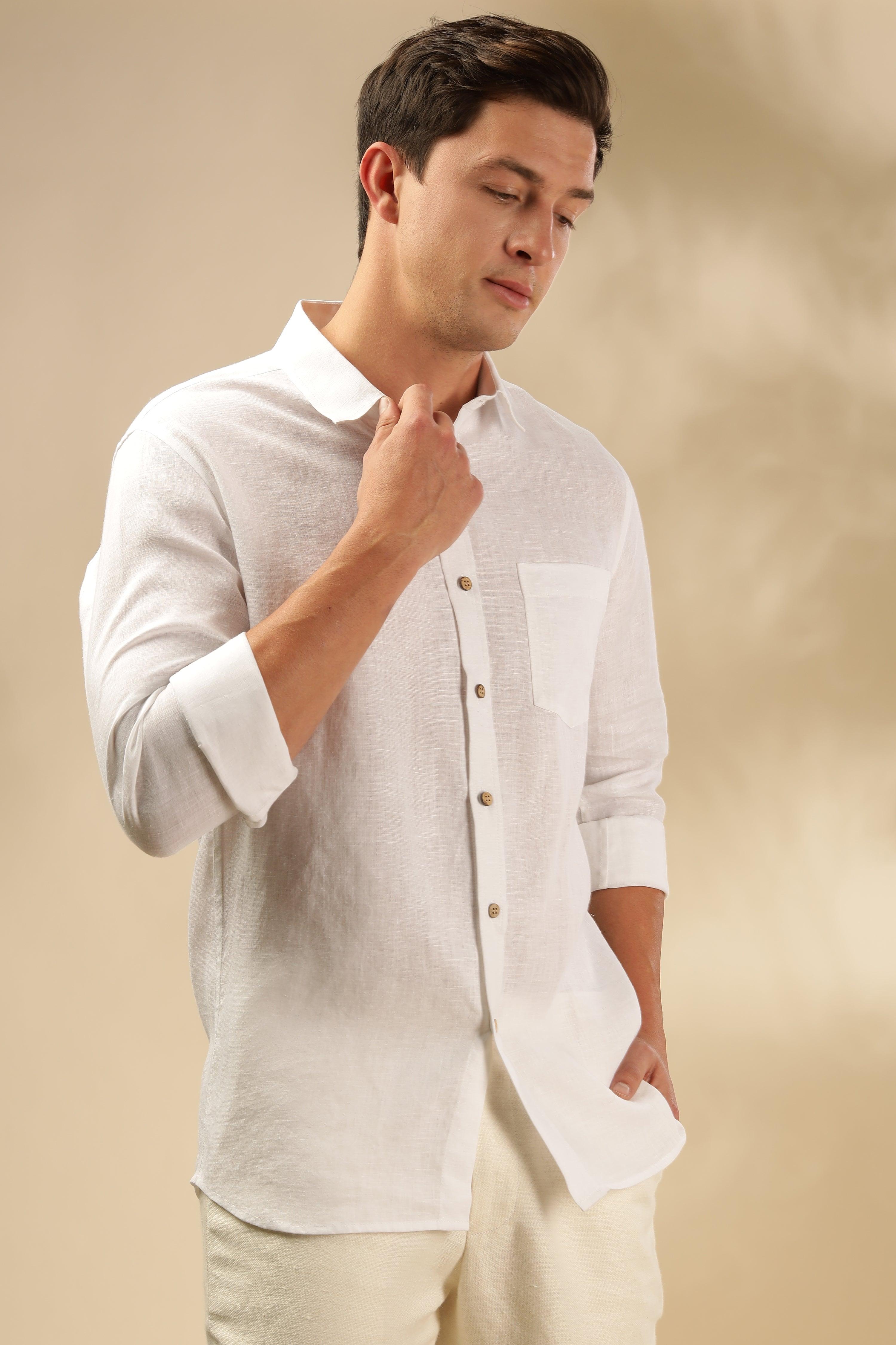 MARK -  Everyday essential Hemp Shirt Long Sleeves