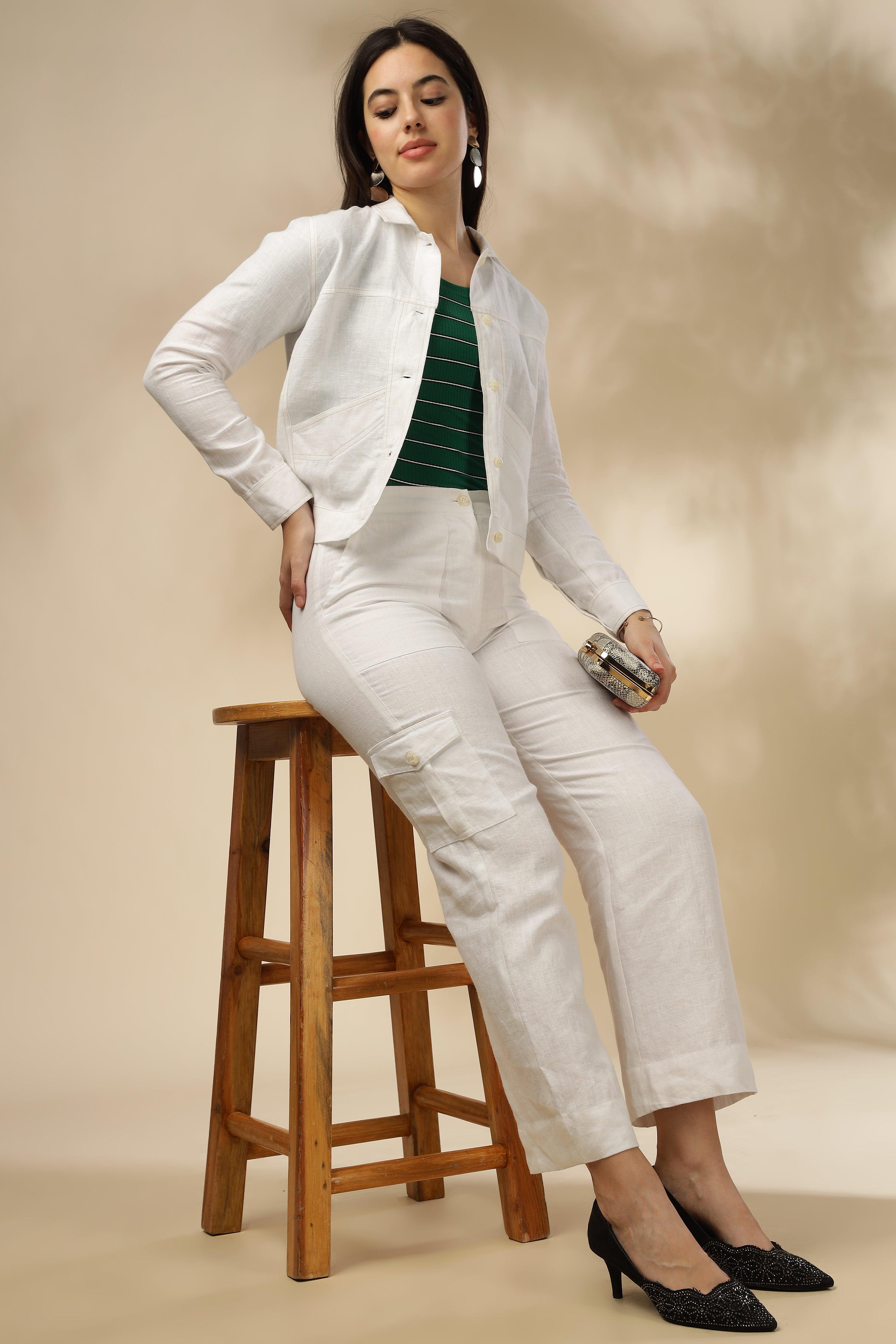 LILY - The Essential Linen Jacket Co-Ord Set