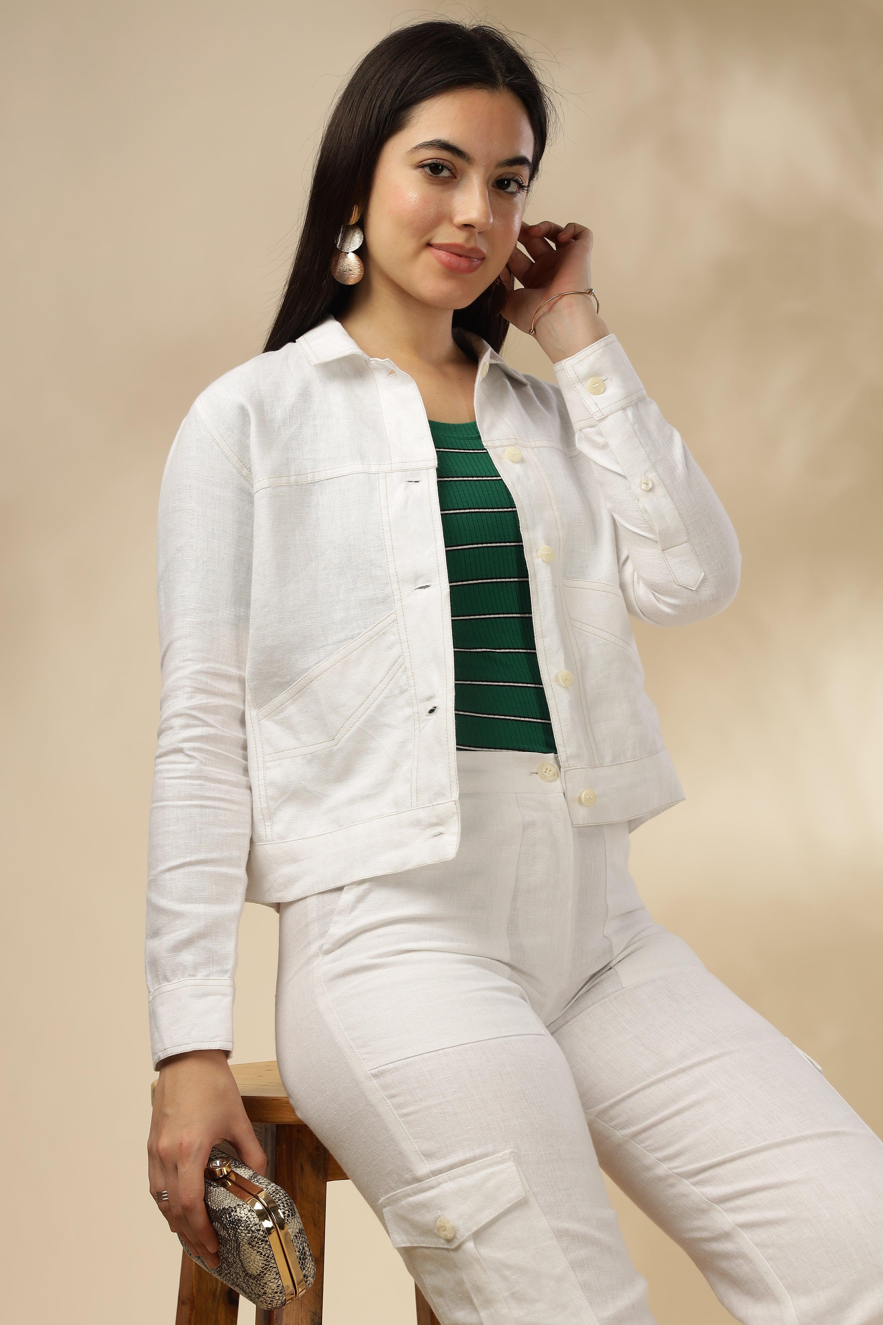 LILY - The Essential Linen Jacket Co-Ord Set