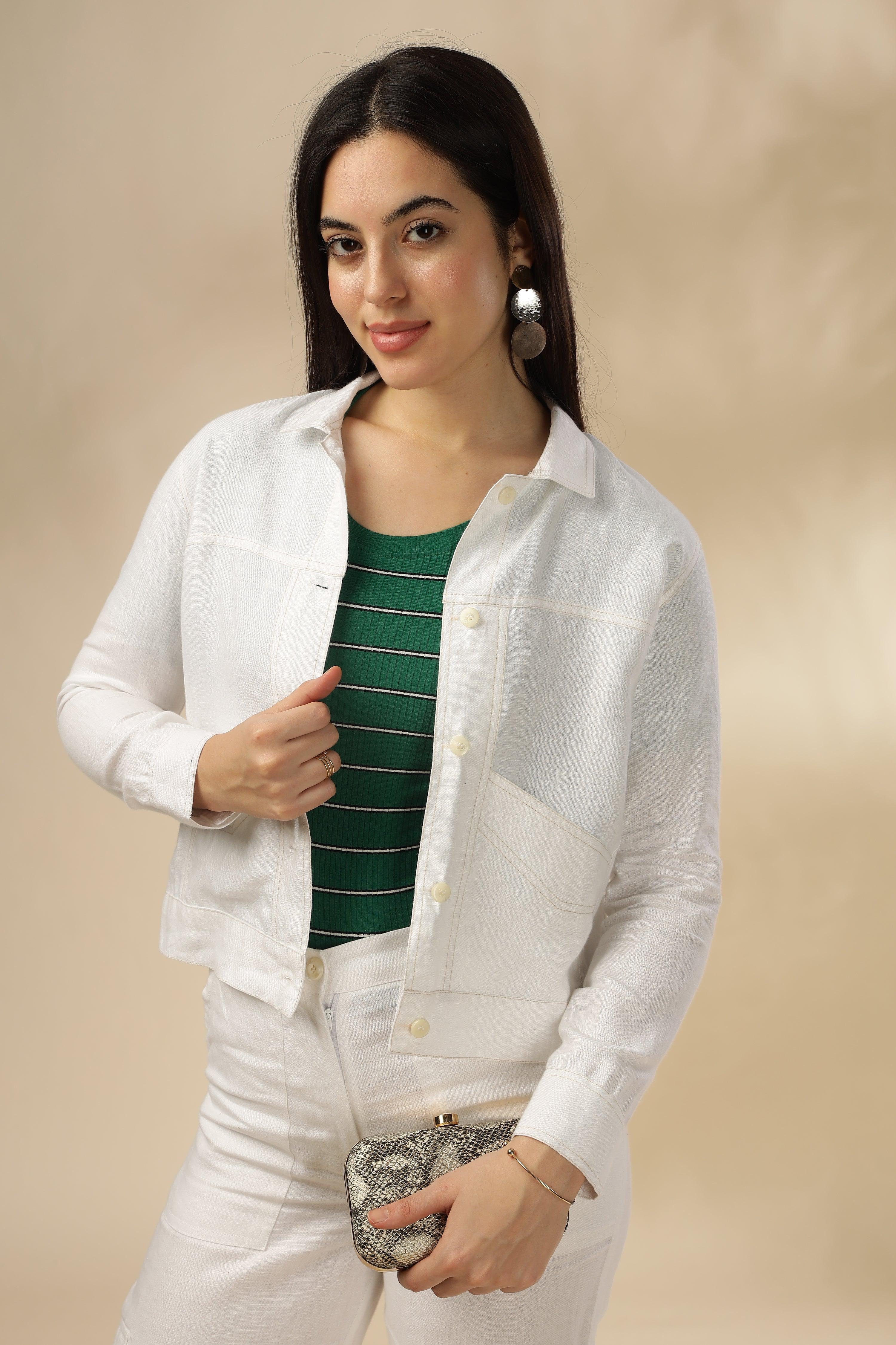 LILY - The Essential Linen Jacket Co-Ord Set