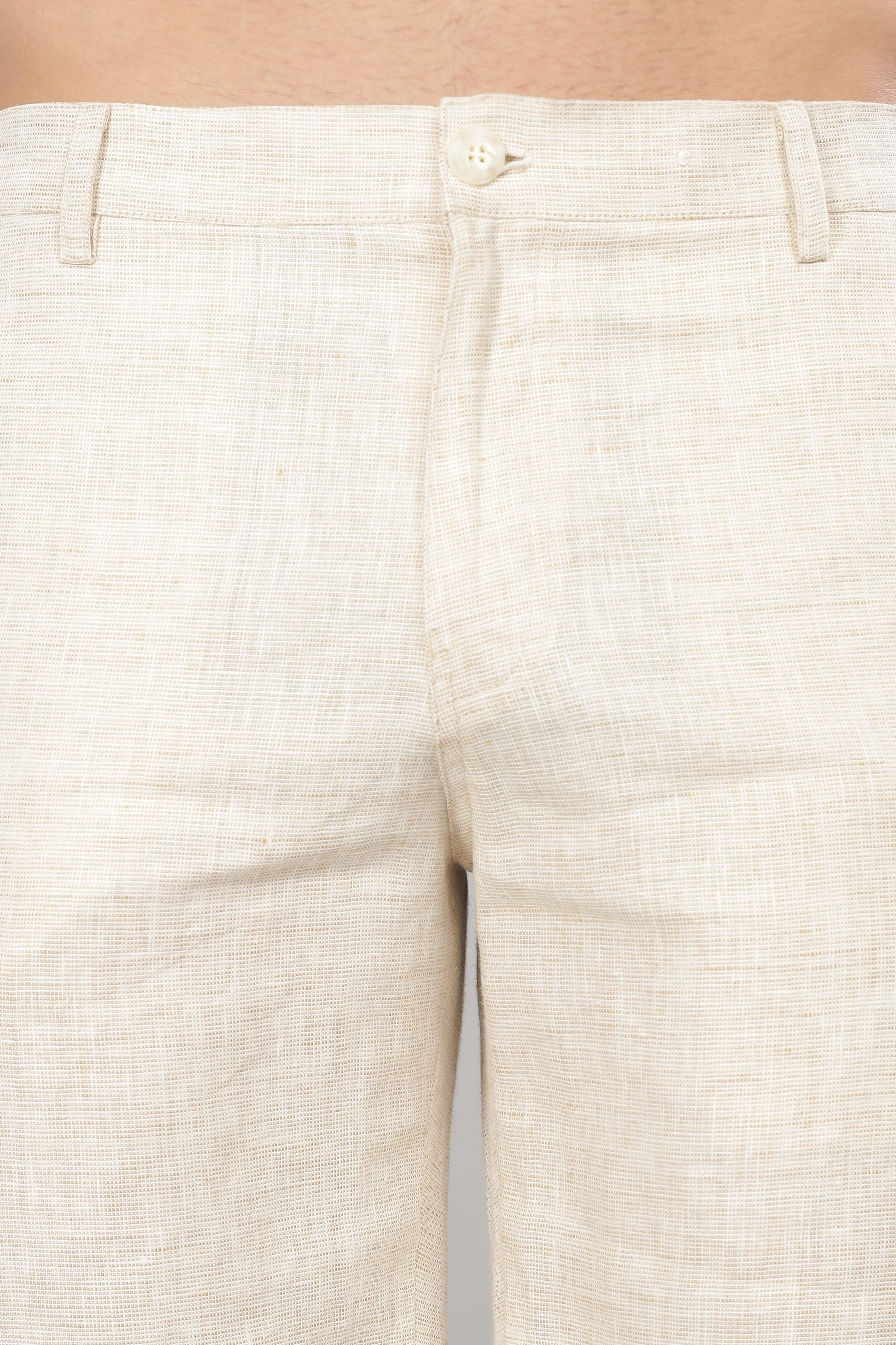 FREN PURE LINEN NATURAL SHORTS