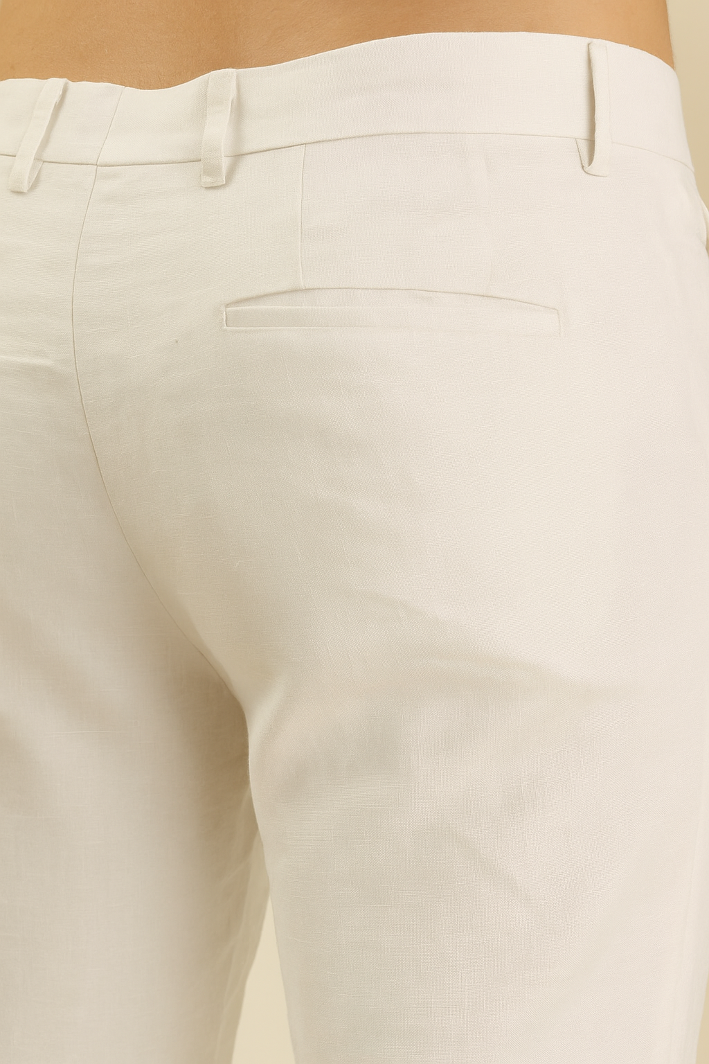 Rick - The Pure Linen Trousers White - Perfect for All-Day Comfort