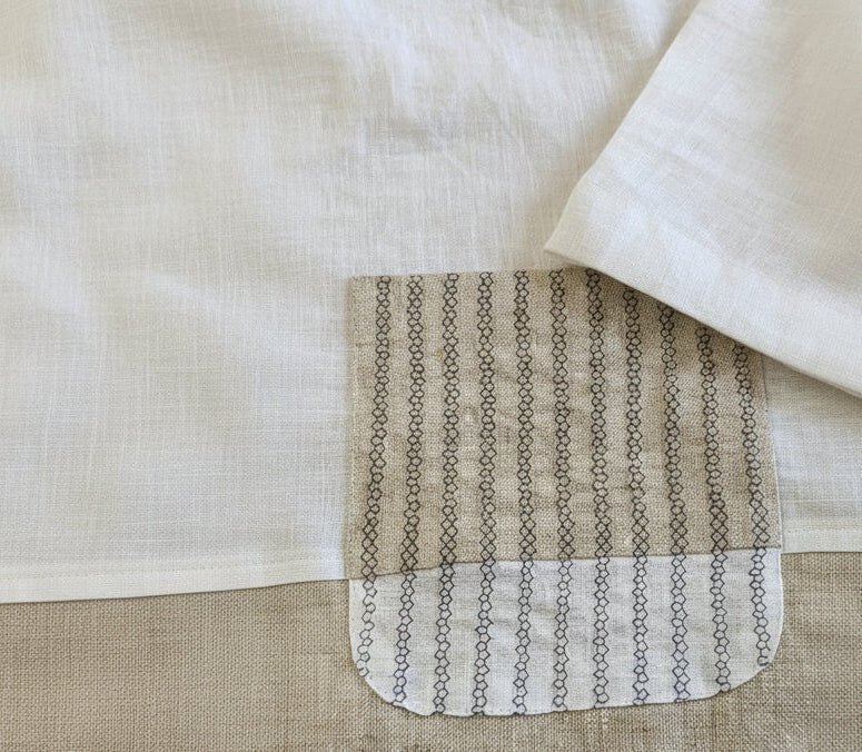 ALAN - PURE IRISH LINEN MULTI-COLORED T SHIRT